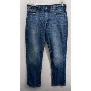 J.CREW Jeans Mens 32x32 770 Straight Fit Stretch Kaihara Denim Cotton Blue